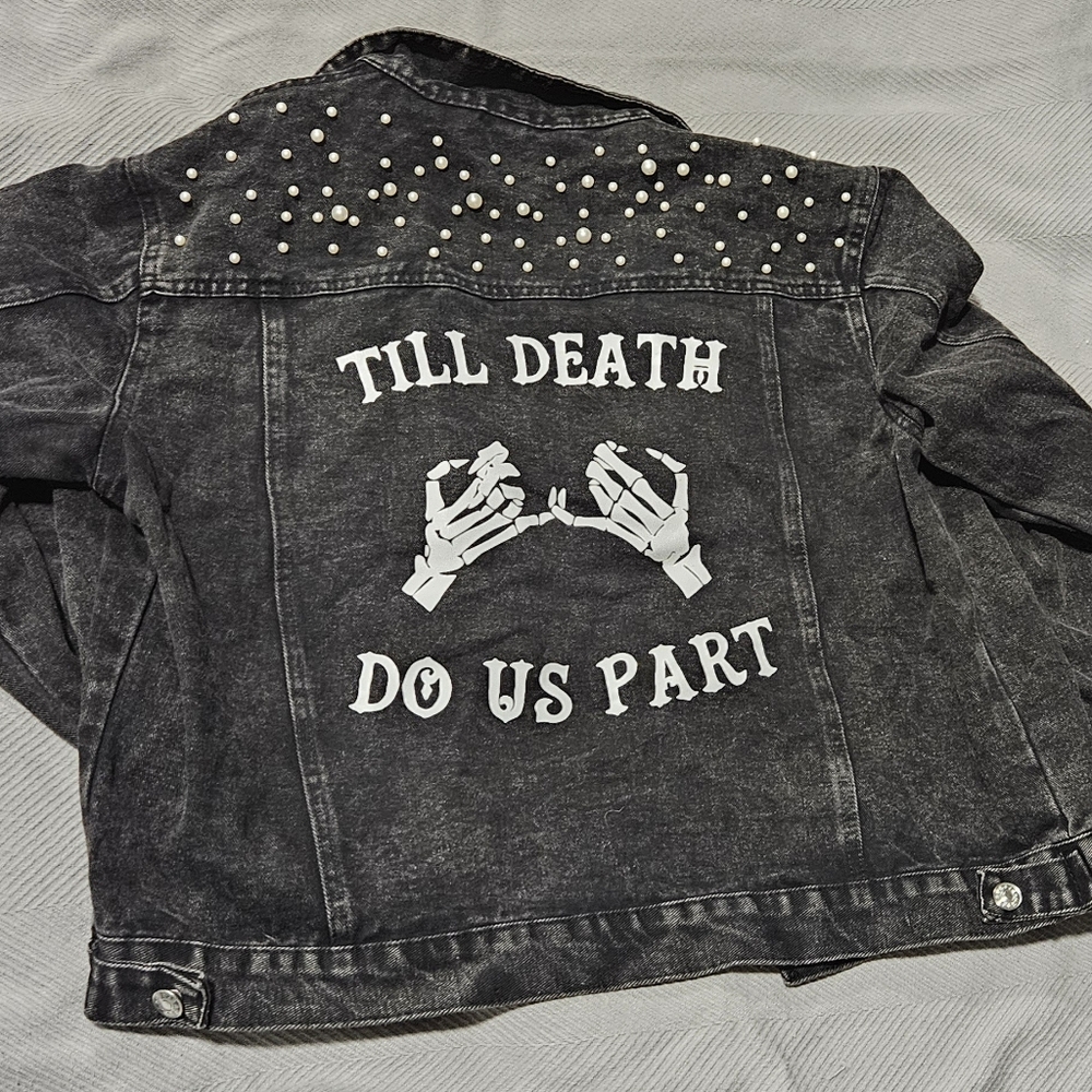 Till Death Do Us Part - Wedding Denium Jacket